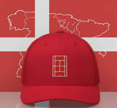 DENMARK Tennis Trucker Cap - Golden Slam Tennis Apparel
