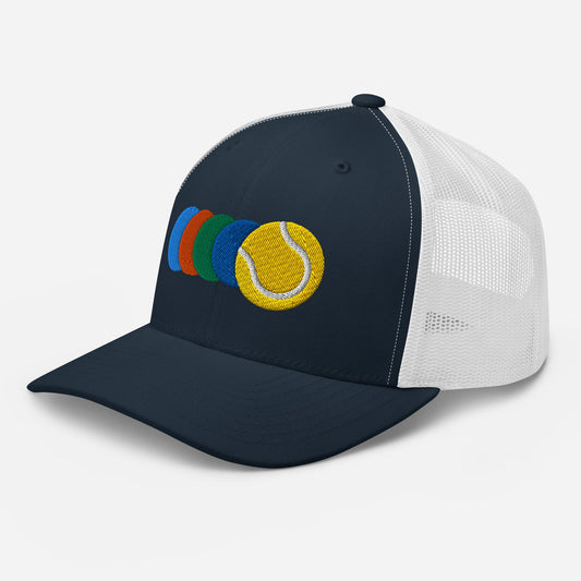 GOLDEN SLAM Tennis Trucker Cap - Golden Slam Tennis Apparel