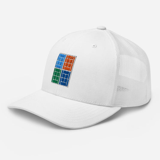 GRAND SLAM Tennis Trucker Cap - Golden Slam Tennis Apparel