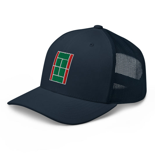 ITALY Tennis Trucker Cap - Golden Slam Tennis Apparel