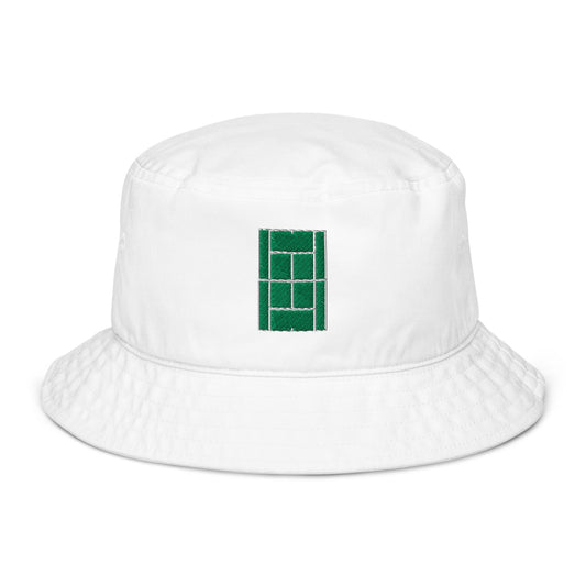 LONDON Organic tennis bucket hat Wimbledon - Golden Slam Tennis Apparel