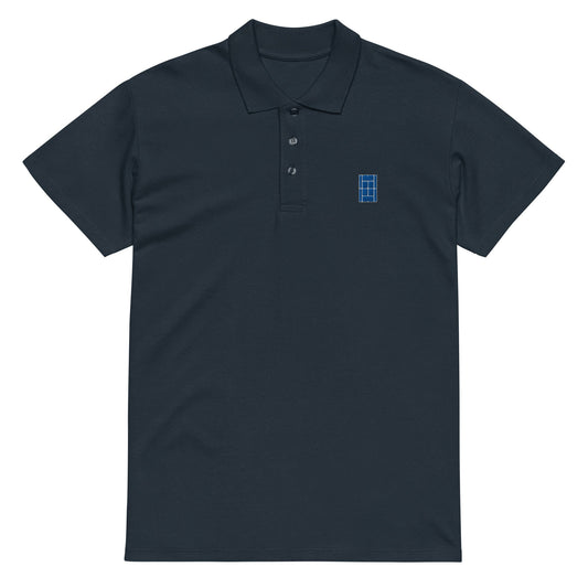 NYC Premium pique tennis polo, Unisex - Golden Slam Tennis Apparel