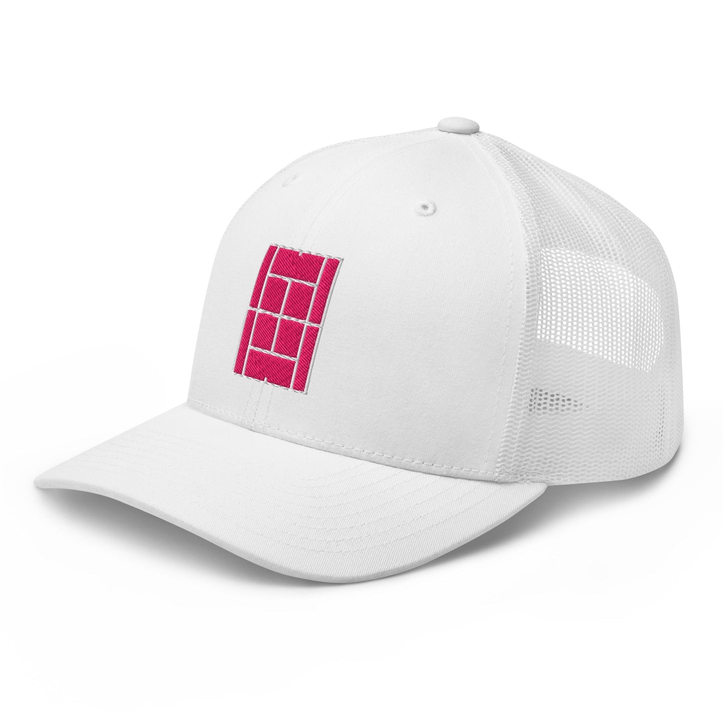 PINK COURT Tennis Trucker Cap - Golden Slam Tennis Apparel