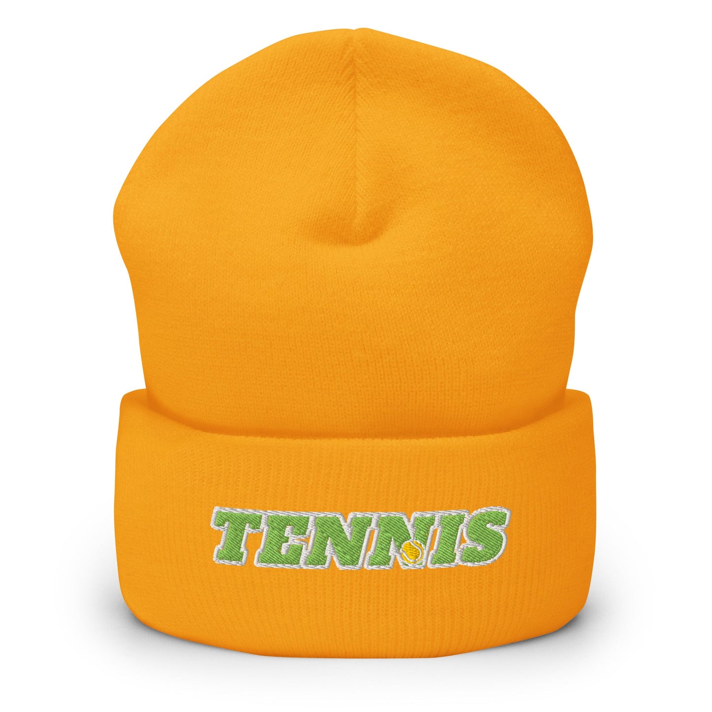 TENNIS Beanie Unisex yellow - Golden Slam Tennis Apparel