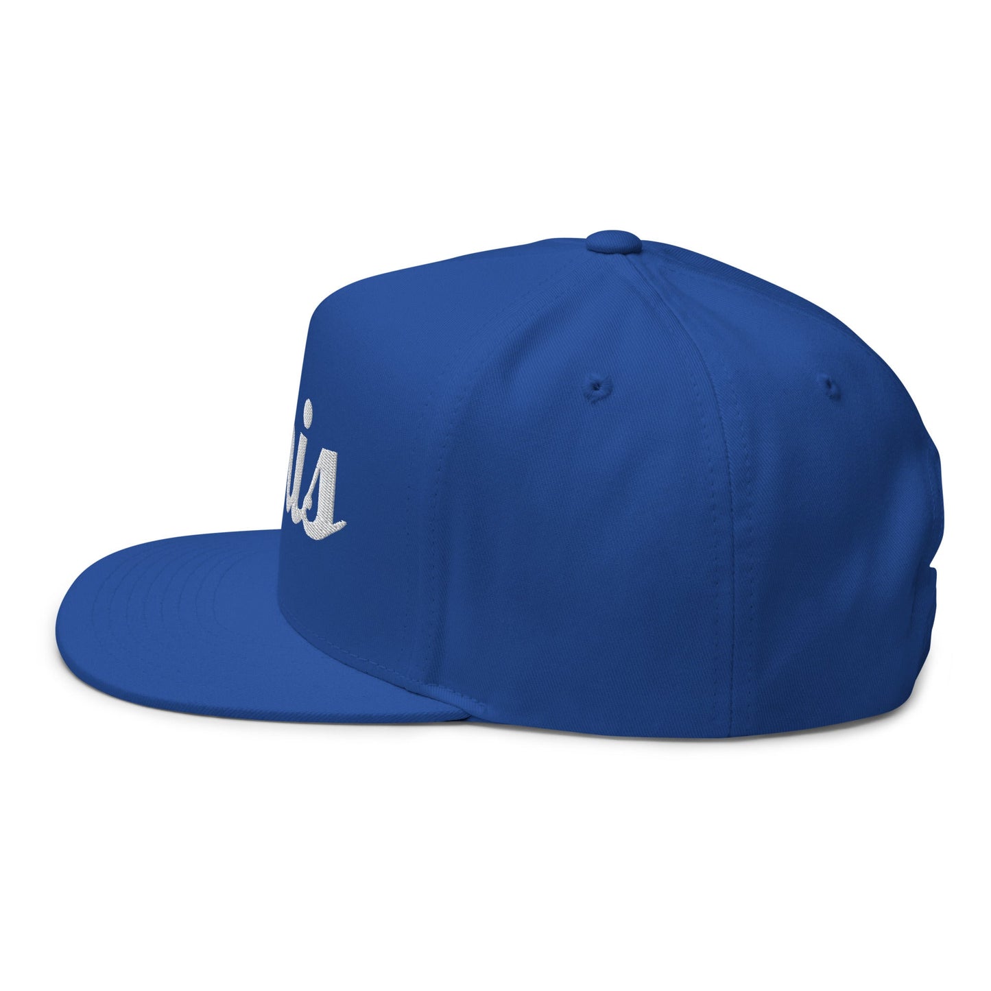 TENNIS Flat Bill Cap Blue - Golden Slam Tennis Apparel