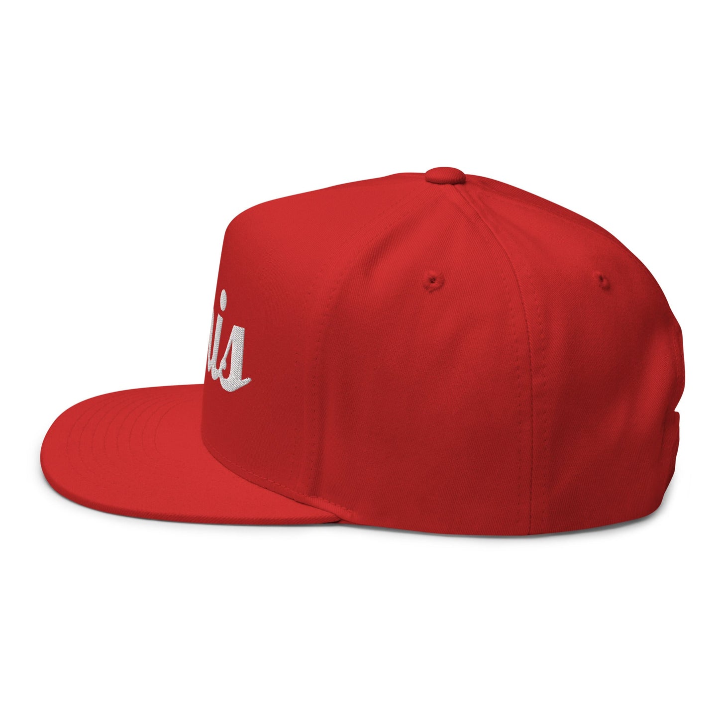 TENNIS Flat Bill Cap Red - Golden Slam Tennis Apparel
