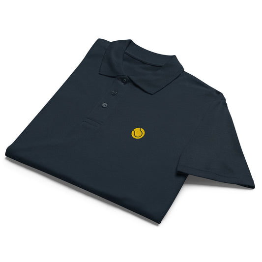 THE BALL Premium pique tennis polo, Unisex - Golden Slam Tennis Apparel