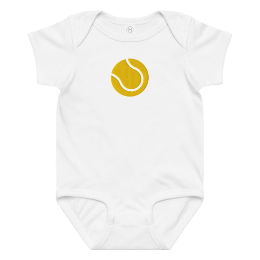 THE BALL tennis baby bodysuit - Golden Slam Tennis Apparel