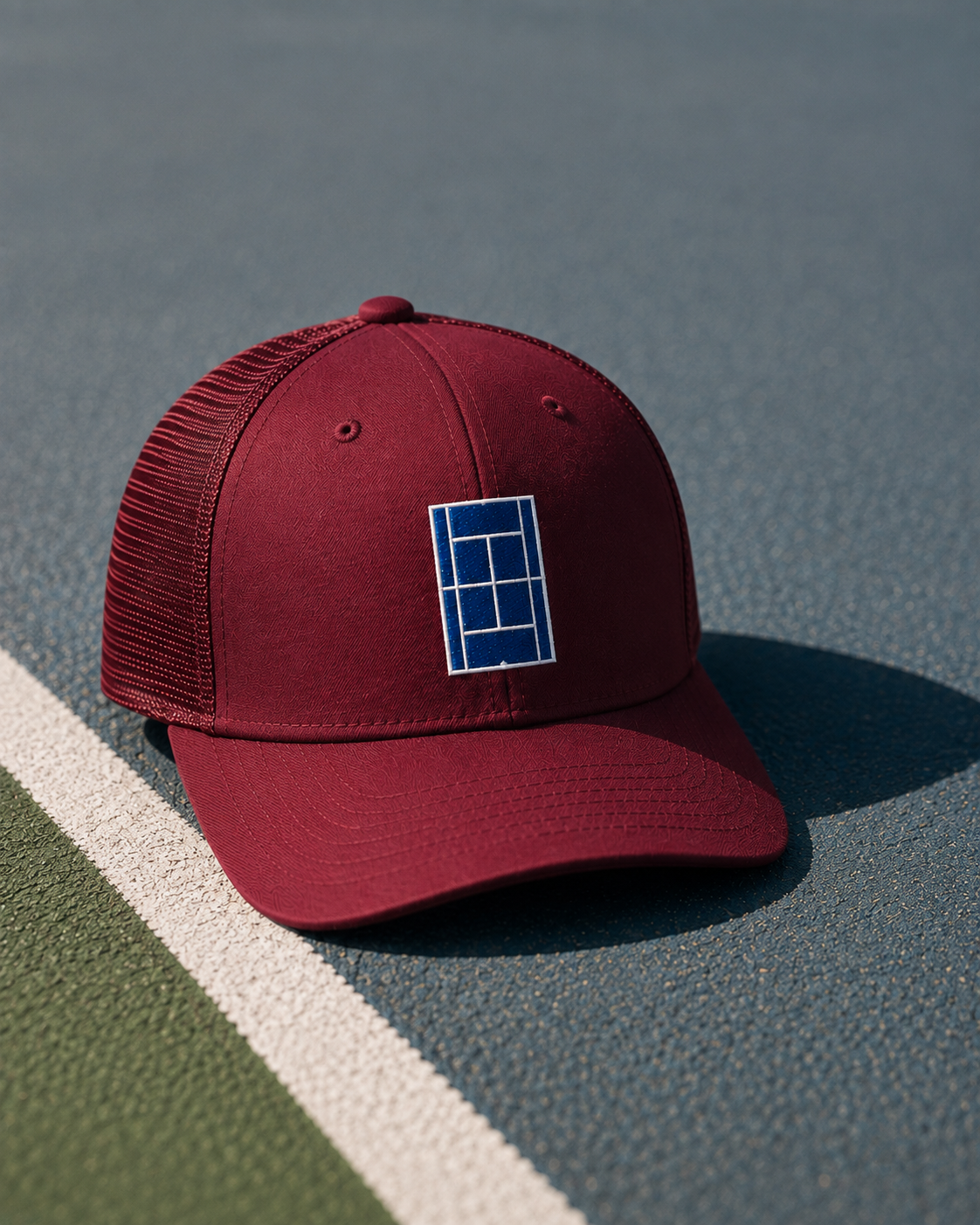 Baseline Burgundy Trucker Cap