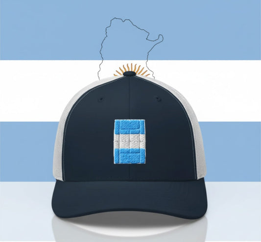 ARGENTINA Tennis Trucker Cap - Golden Slam Tennis Apparel