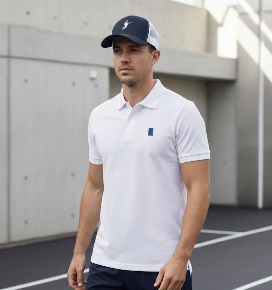 Aussie Smash Man Tennis Trucker Cap - Golden Slam Tennis Apparel