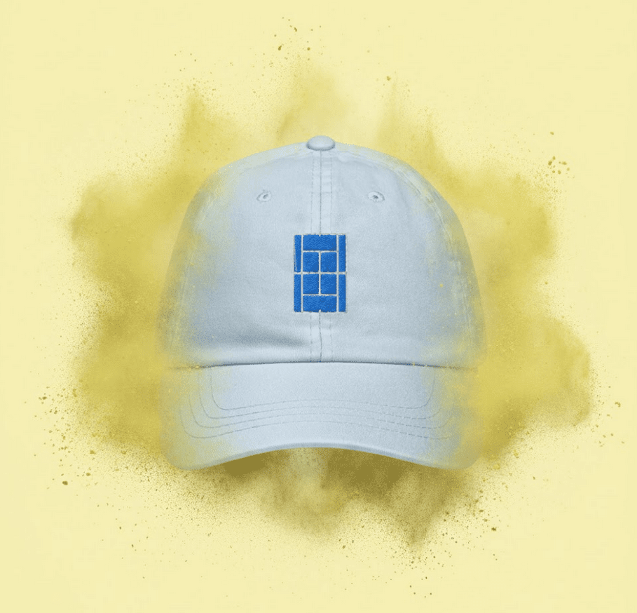 AUSTRALIA Tennis baseball hat blue - Golden Slam Tennis Apparel