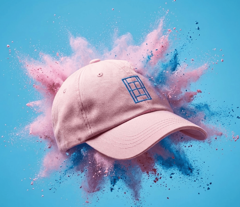 Australia Tennis Cap pink - Golden Slam Tennis Apparel