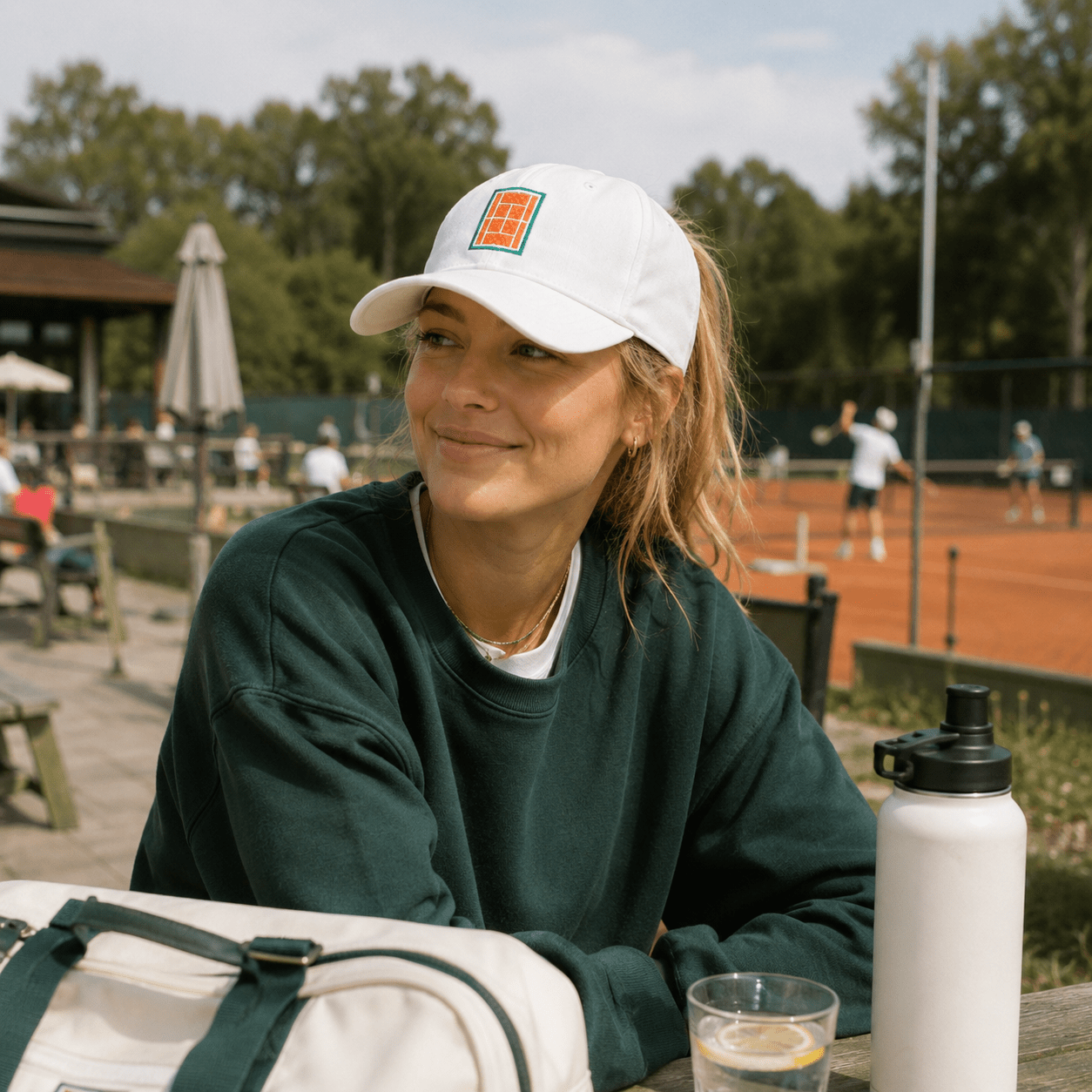 Baseline Court Cap - Golden Slam Tennis Apparel