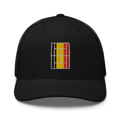 BELGIUM Tennis Trucker Cap - Golden Slam Tennis Apparel