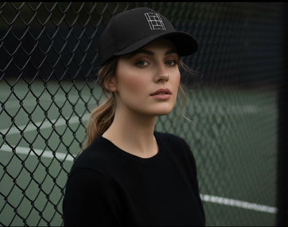 BLACK BEAUTY Tennis Trucker Cap black - Golden Slam Tennis Apparel
