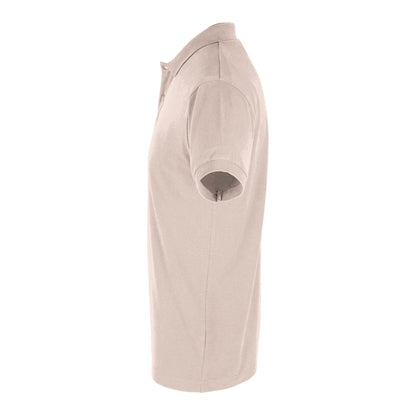 Champagne Blush - Men's Tennis Polo Shirt fitted cut - Golden Slam Tennis Apparel