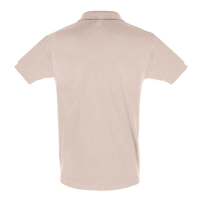 Champagne Blush - Men's Tennis Polo Shirt fitted cut - Golden Slam Tennis Apparel