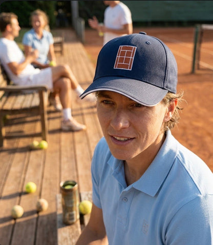 Clay Court Tennis Performance Cap - Golden Slam Tennis Apparel