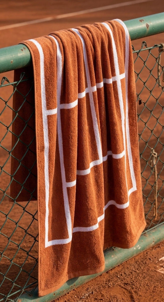 Clay Court Tennis Towel - Golden Slam Tennis Apparel