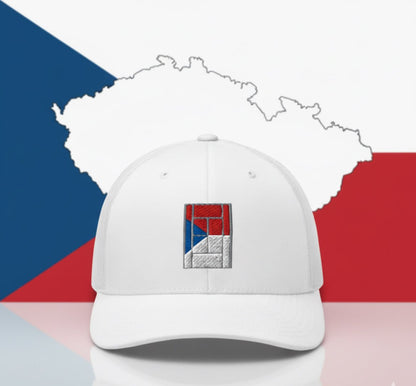 CZECHIA Tennis Trucker Cap - Golden Slam Tennis Apparel