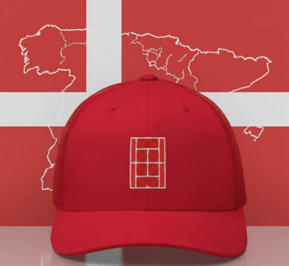 DENMARK Tennis Trucker Cap - Golden Slam Tennis Apparel