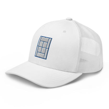 FINLAND Tennis Trucker Cap - Golden Slam Tennis Apparel
