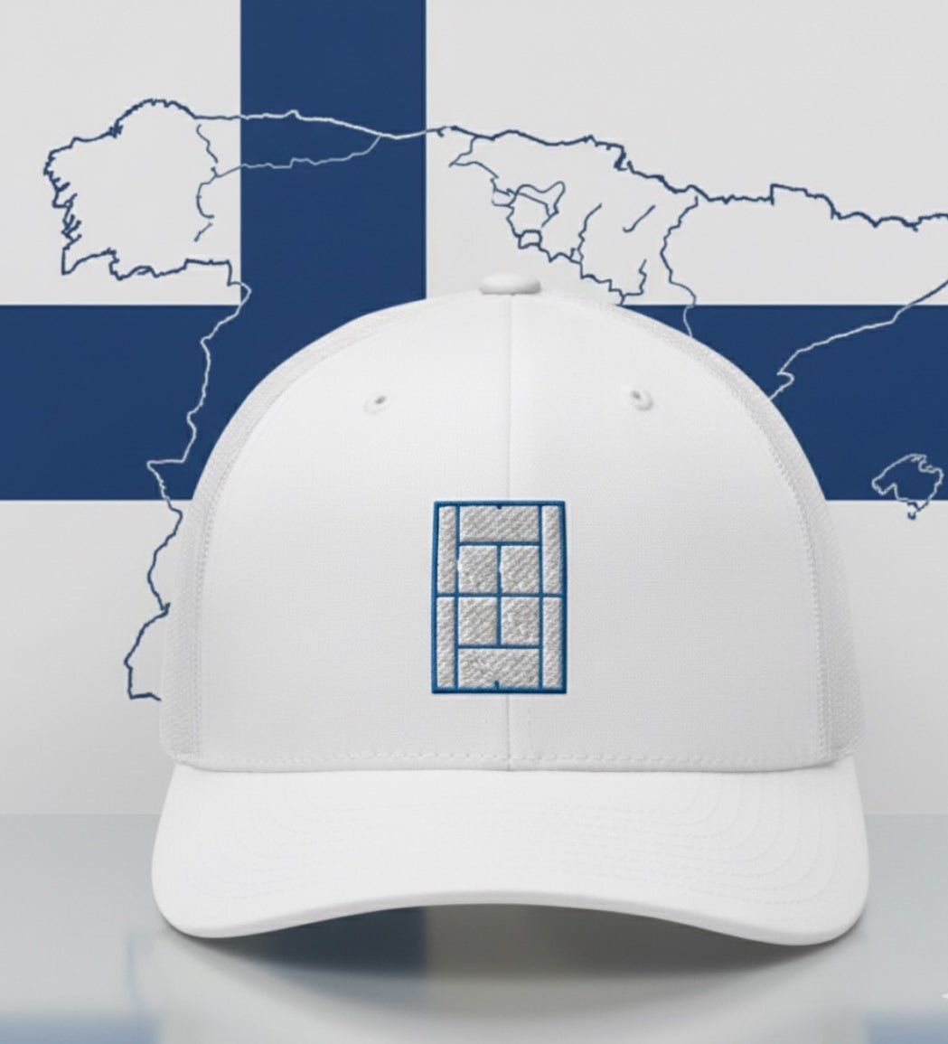 FINLAND Tennis Trucker Cap - Golden Slam Tennis Apparel