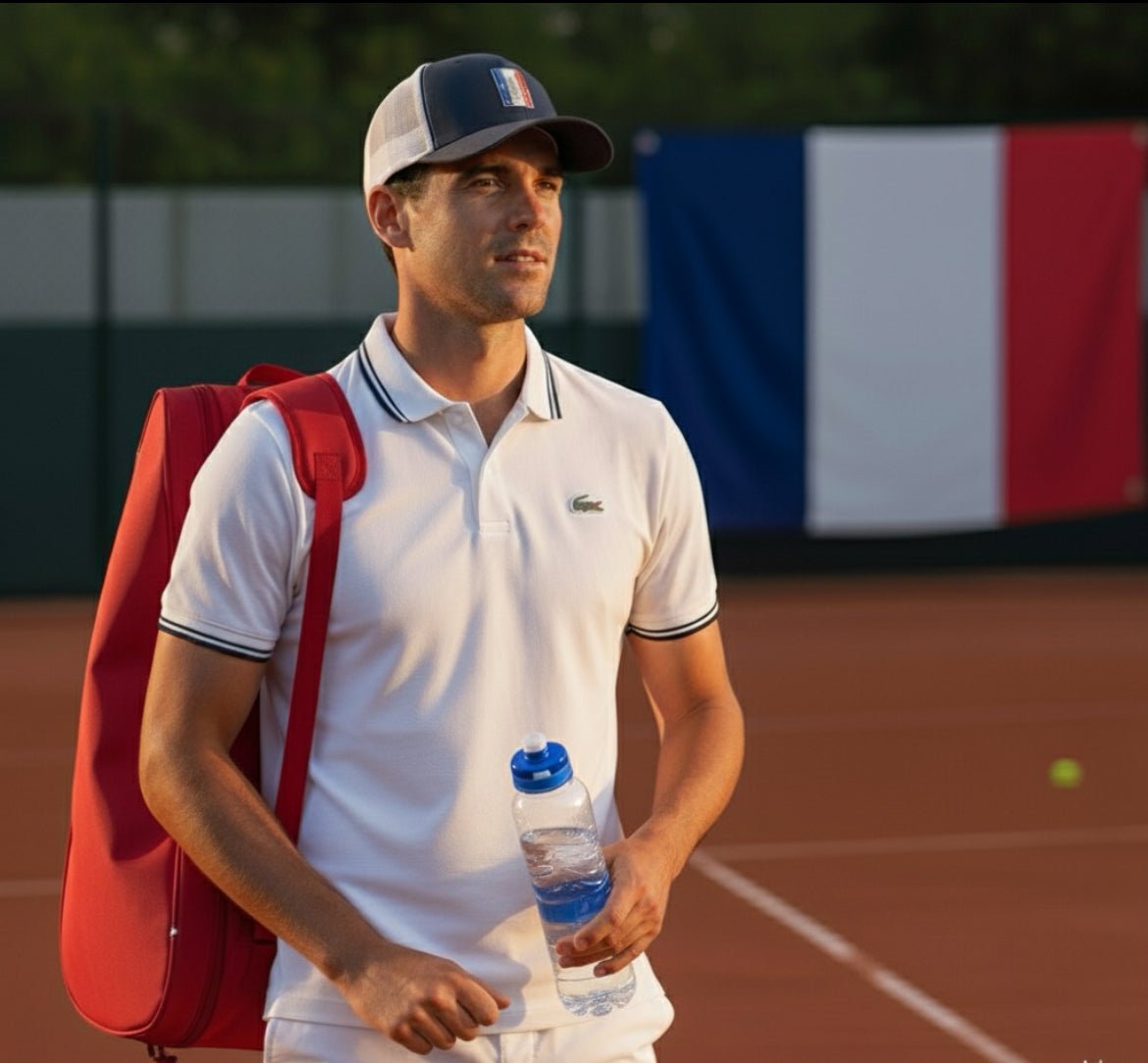 FRANCE Tennis Trucker Cap - Golden Slam Tennis Apparel