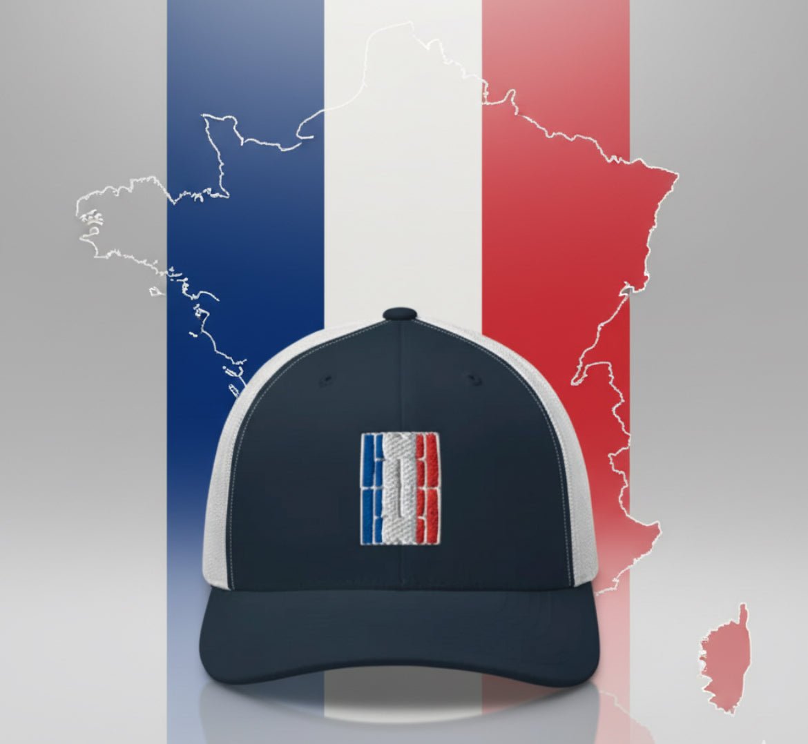 FRANCE Tennis Trucker Cap - Golden Slam Tennis Apparel