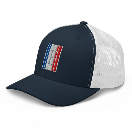 FRANCE Tennis Trucker Cap - Golden Slam Tennis Apparel