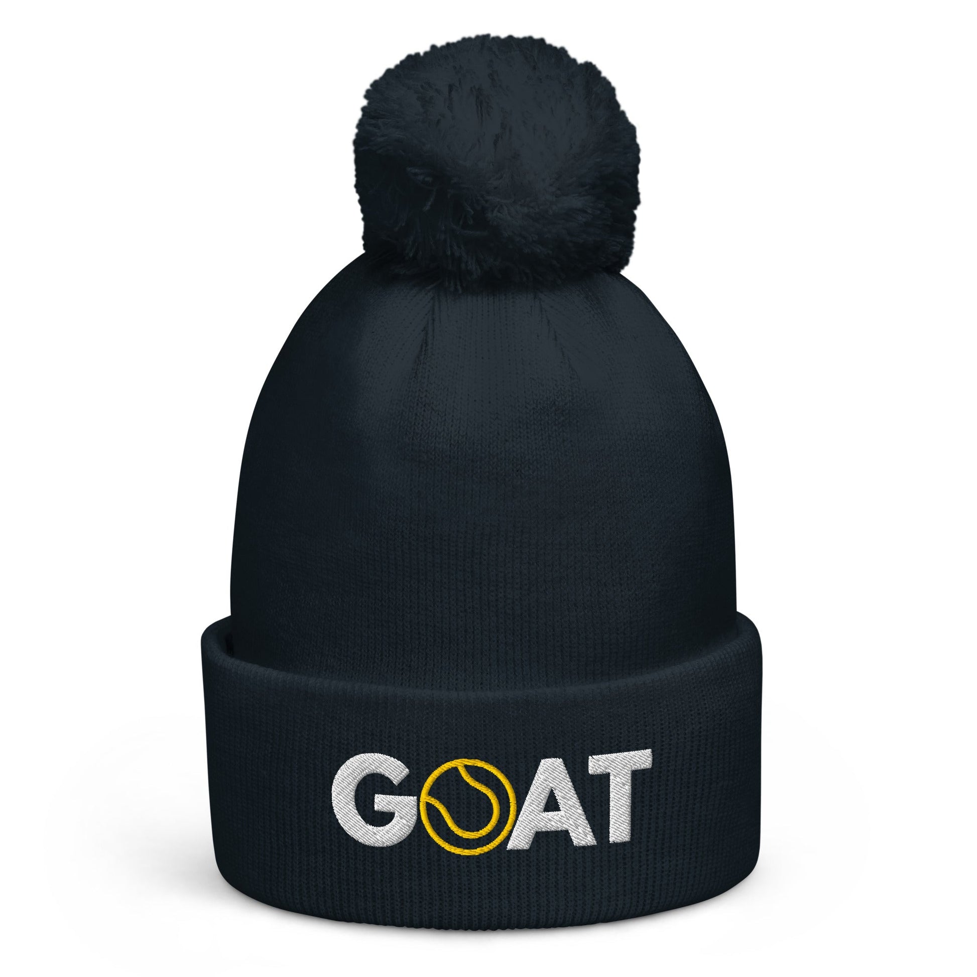 GOAT Tennis Pom pom beanie navy - Golden Slam Tennis Apparel