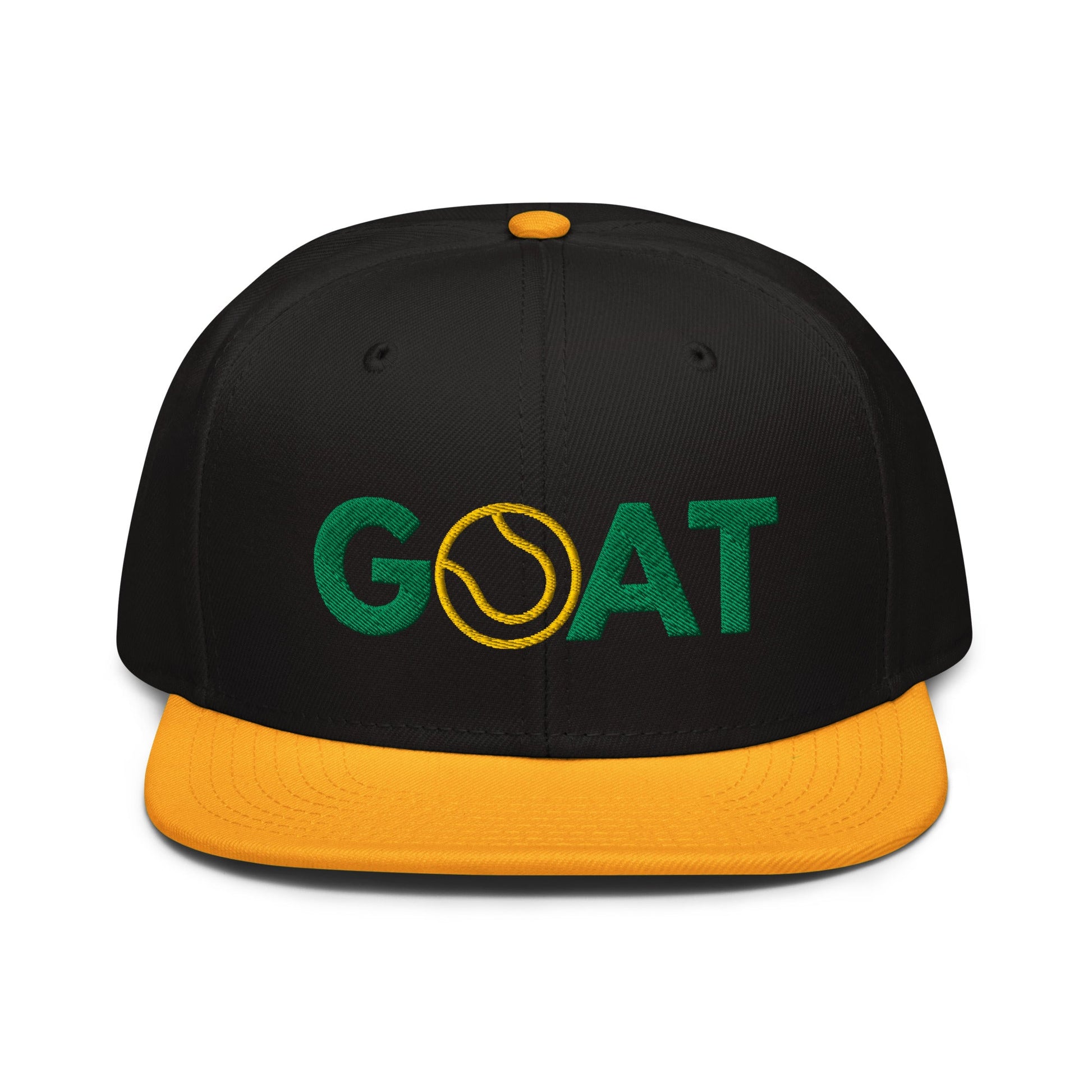 GOAT Tennis Snapback Hat - Golden Slam Tennis Apparel