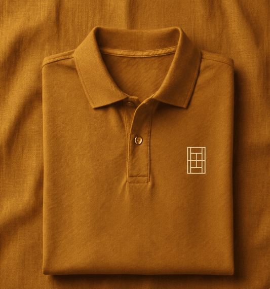 Golden Slam - Men's Tennis Polo Shirt fitted cut - Golden Slam Tennis Apparel