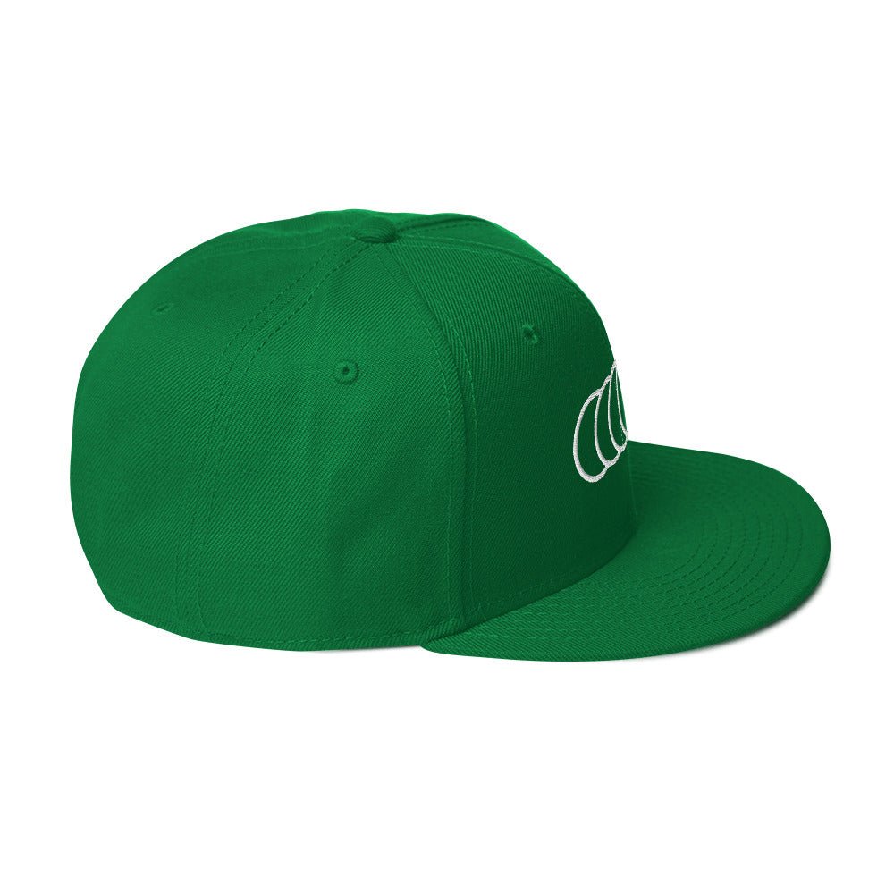 GOLDEN SLAM Snapback Hat Green - Golden Slam Tennis Apparel