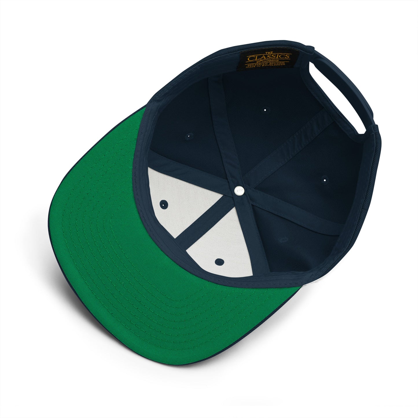 GOLDEN SLAM Snapback Hat Navy - Golden Slam Tennis Apparel