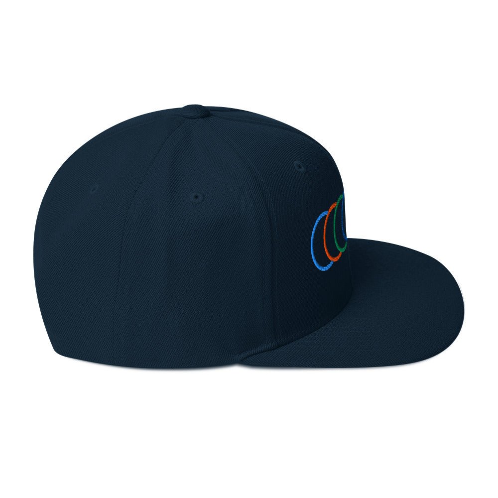 GOLDEN SLAM Snapback Hat Navy - Golden Slam Tennis Apparel