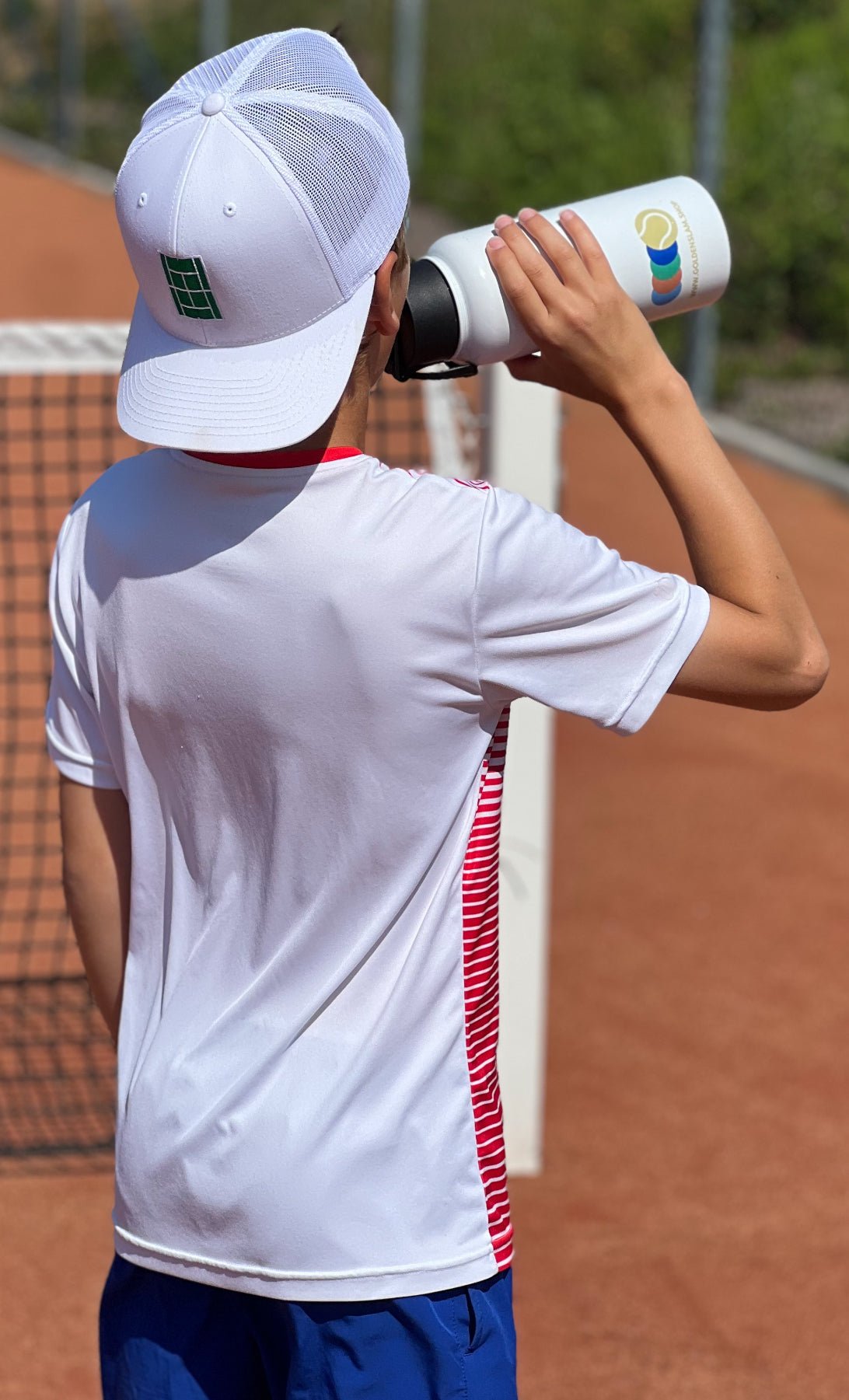 GOLDEN SLAM Stainless steel water bottle - Golden Slam Tennis Apparel