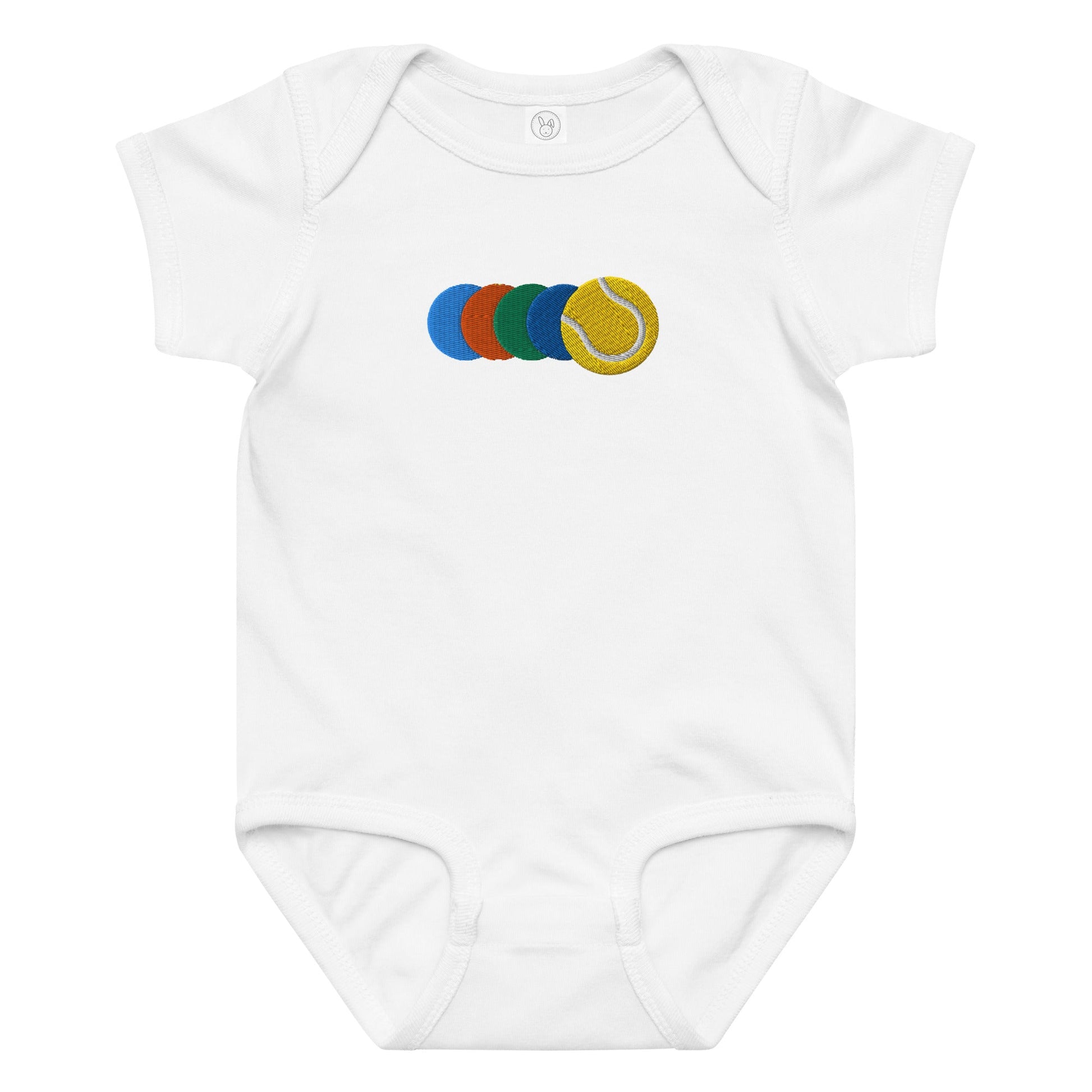 GOLDEN SLAM tennis baby bodysuit - Golden Slam Tennis Apparel