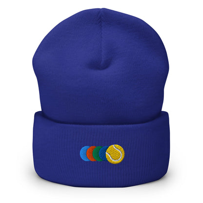 GOLDEN SLAM Tennis Beanie Unisex royal - Golden Slam Tennis Apparel
