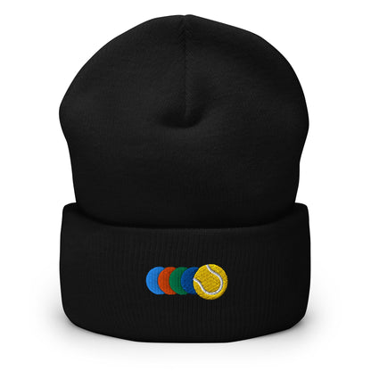 GOLDEN SLAM Tennis Beanie Unisex black - Golden Slam Tennis Apparel