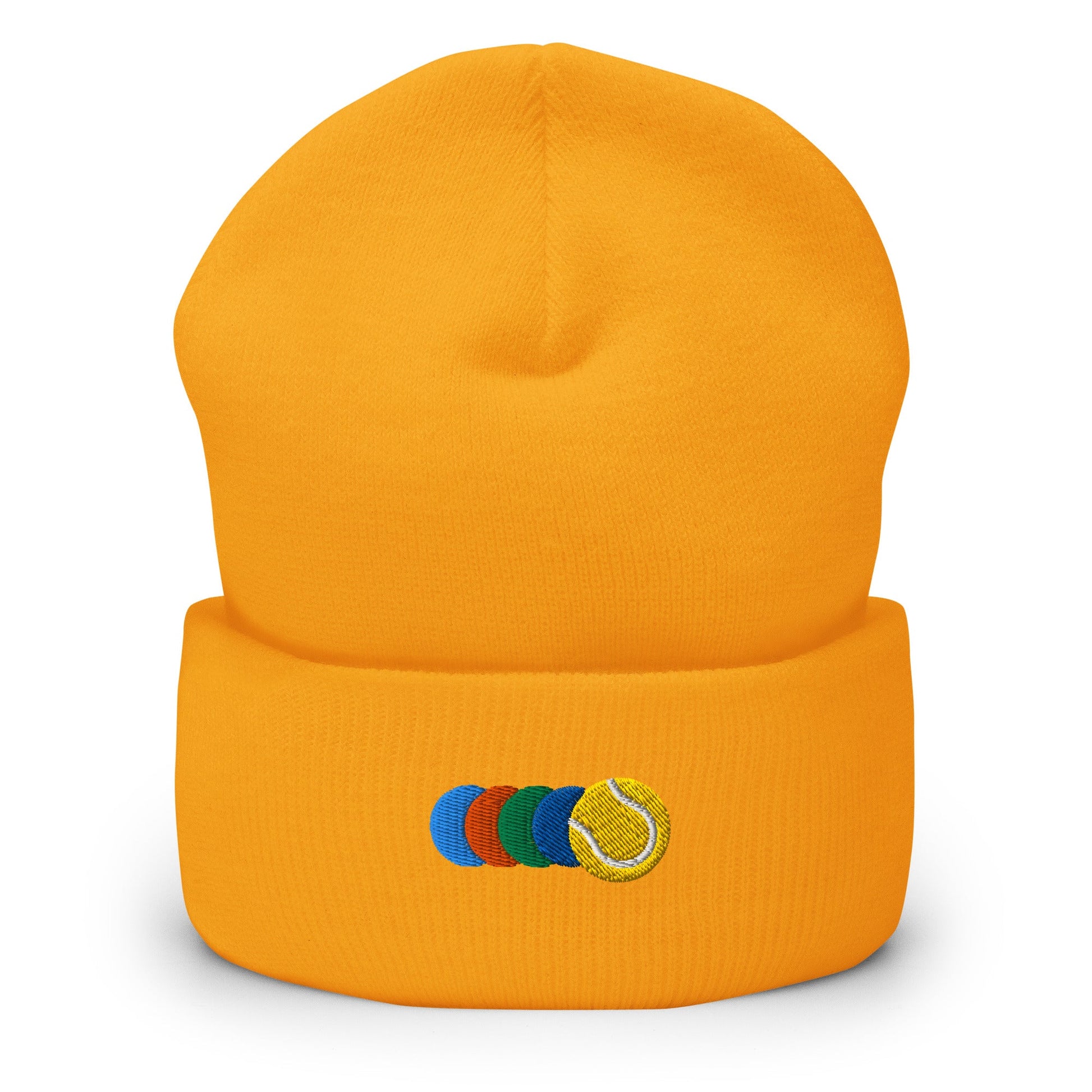 GOLDEN SLAM Tennis Beanie Unisex yellow - Golden Slam Tennis Apparel