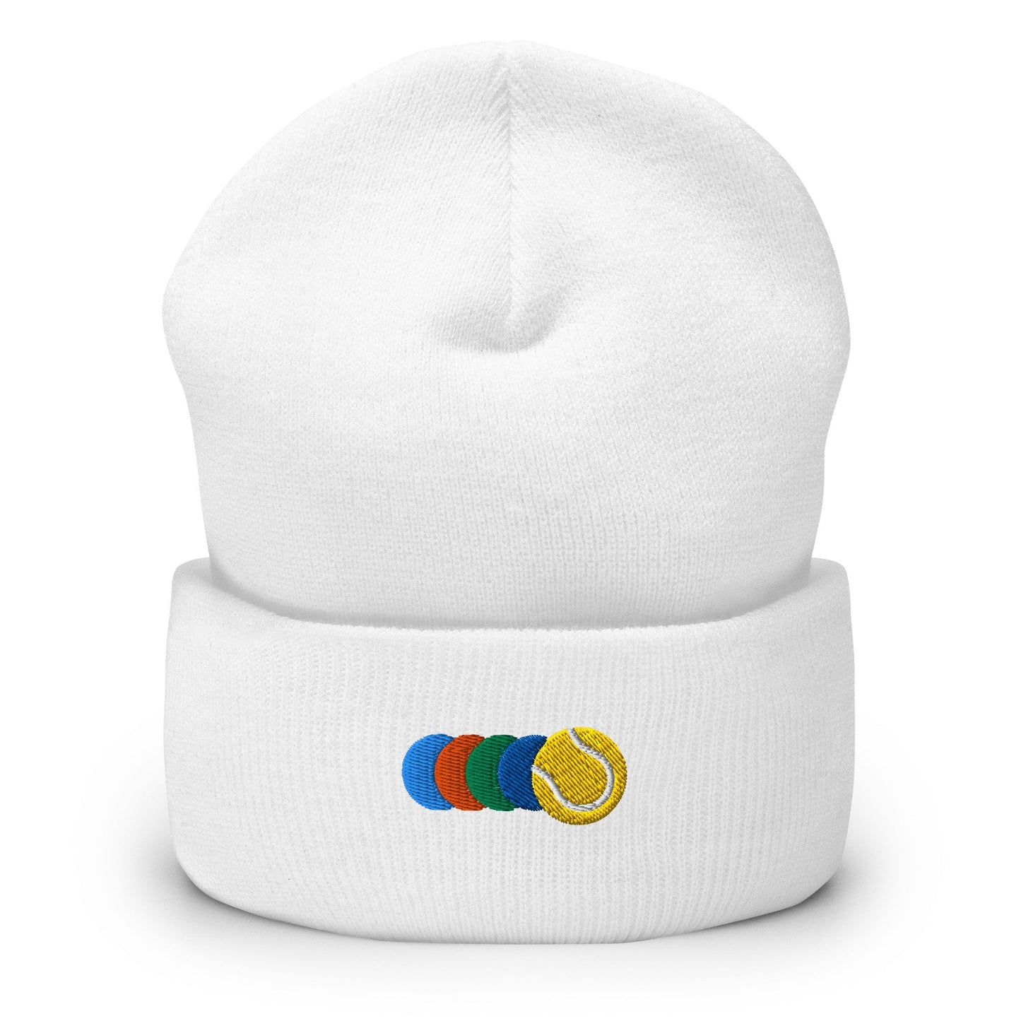 GOLDEN SLAM Tennis Beanie Unisex white - Golden Slam Tennis Apparel