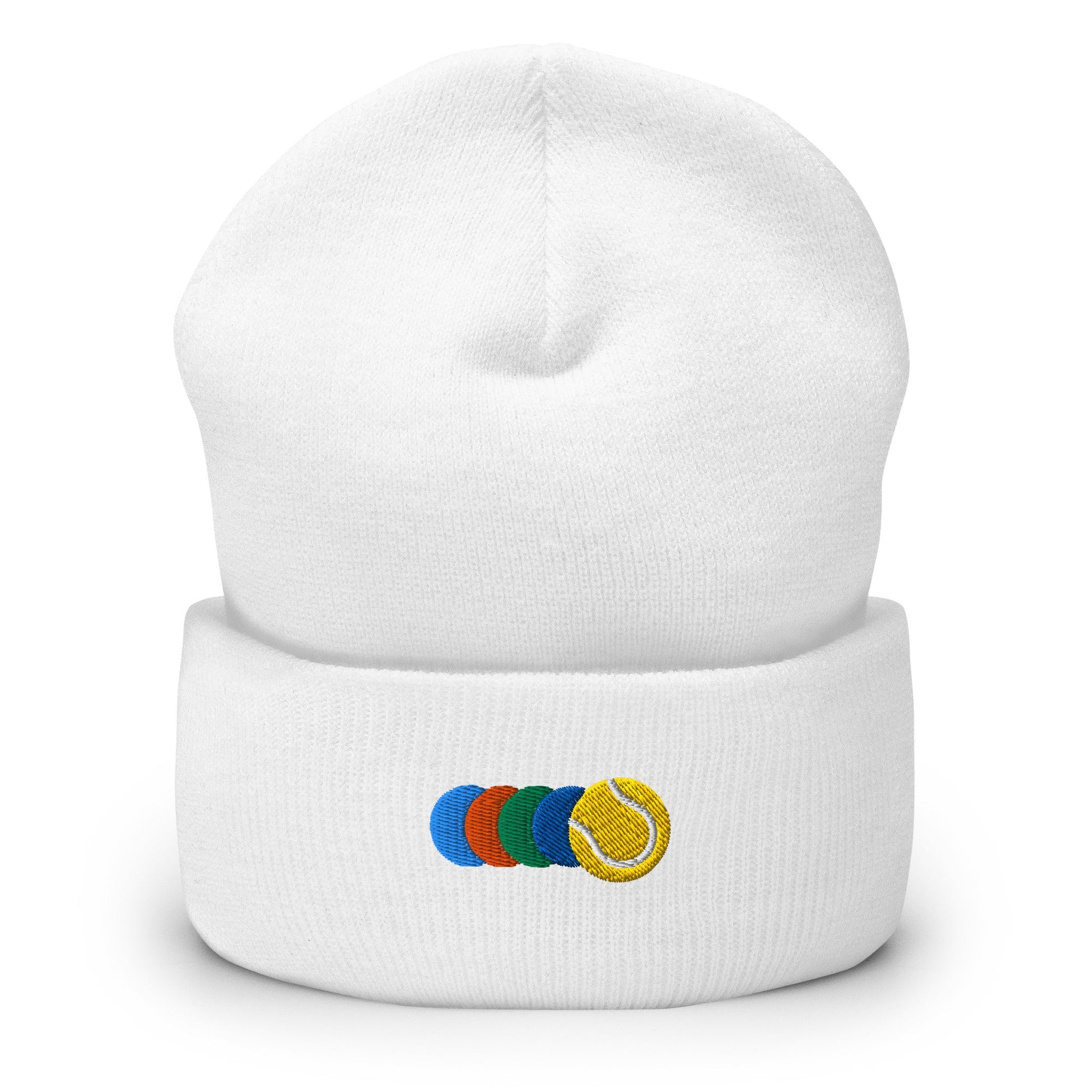 GOLDEN SLAM Tennis Beanie Unisex white - Golden Slam Tennis Apparel