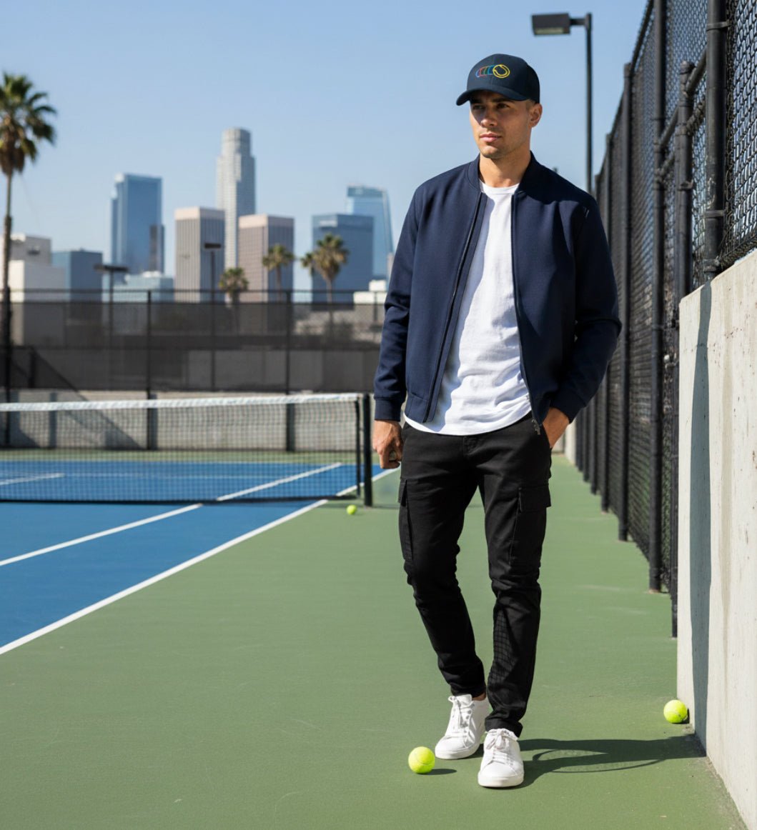 GOLDEN SLAM Trucker Cap Navy - Golden Slam Tennis Apparel