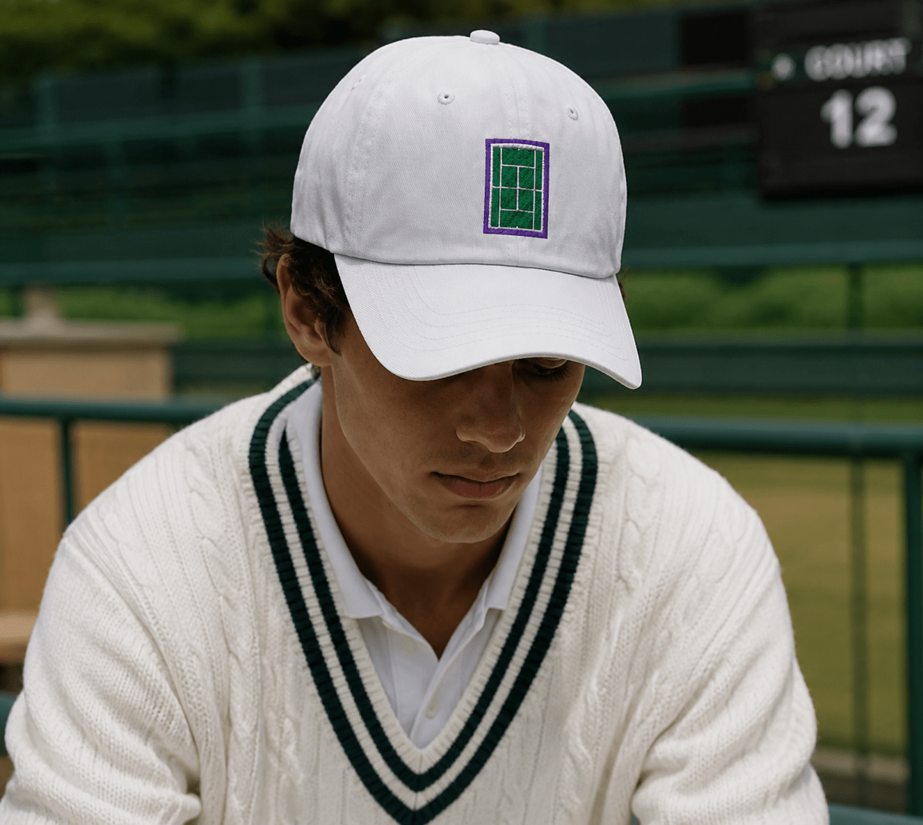 Heritage Court Cap - Golden Slam Tennis Apparel