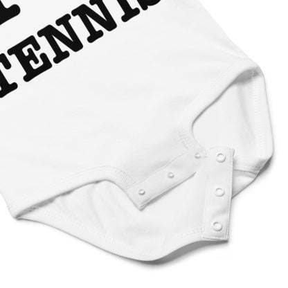 I Love Tennis baby bodysuit - Golden Slam Tennis Apparel