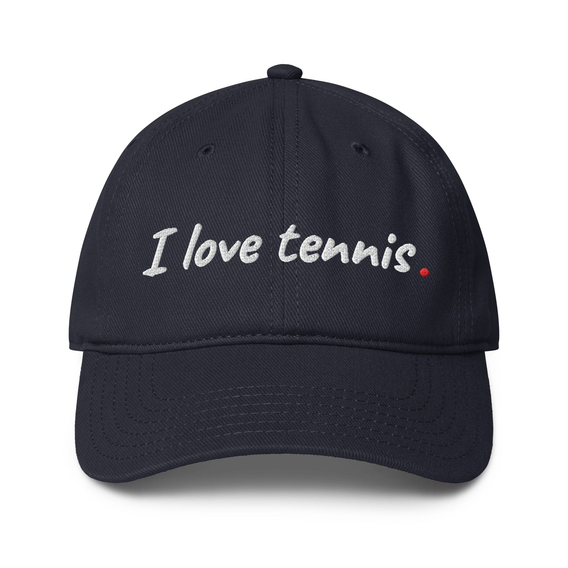 I Love Tennis Cap - Golden Slam Tennis Apparel
