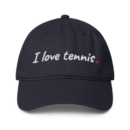 I Love Tennis Cap - Golden Slam Tennis Apparel