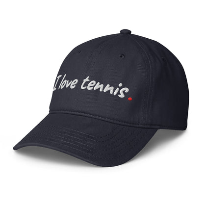 I Love Tennis Cap - Golden Slam Tennis Apparel